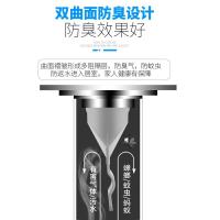 地漏防臭器硅胶芯卫生间下水道管圆形盖不锈钢浴室神器防反味内芯