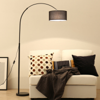 北欧led护眼立式钓鱼落地灯创意客厅书房卧室麻将羽毛台灯