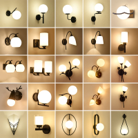 楼梯过道双头阳台壁灯卧室床头灯led客厅墙壁灯北欧美式现代简约