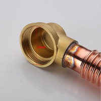 紫铜浴缸下水管 浴缸下水器波纹排水管 浴缸移位管 浴缸下水配件