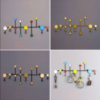 北欧玄关挂钩创意壁挂门厅衣帽架墙壁墙上门口排衣钩进门挂衣钩