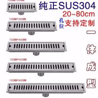 304不锈钢长地漏条形防臭地漏大排量侧排工程酒店阳台花园地漏