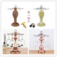 创意红酒架摆件家用高脚杯架倒挂红酒杯架欧式酒架悬挂葡萄酒架子