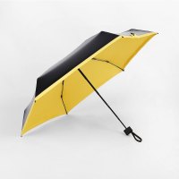 ZUOMASHI/佐马仕遮阳口袋伞太阳五折伞超轻灵巧防晒伞黑胶折叠小黑伞Z-MSF16501