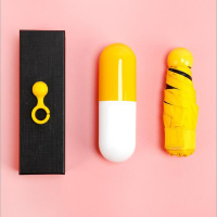 佐马仕 时尚迷你超轻胶囊雨伞(5折伞)Z-MS08710[颜色随机]