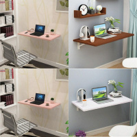 挂壁式书桌墙上电脑桌搁板墙壁挂台面板客厅隔板支架装饰木板壁挂欧因
