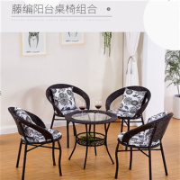 户外家具花园庭院阳台藤编桌椅组合咖啡厅藤椅茶几三五件套餐桌椅欧因