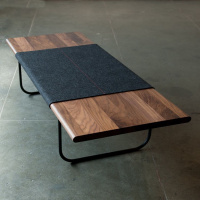 北欧铁艺实木茶几茶桌简约复古沙发几咖啡桌创意小书桌榻榻米桌欧因