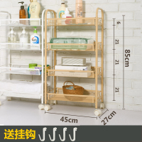 车院小推车置物架三层理发店美发工具车发廊手推车收纳架欧因