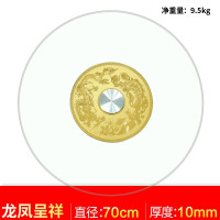 餐桌转盘圆桌钢化玻璃底座酒店家庭用饭桌桌子桌面连体旋转盘圆形转台大圆盘欧因