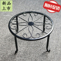 欧式铁艺落地式多层吊篮小矮花架 摆设花盆架小凳子花架花托定制欧因