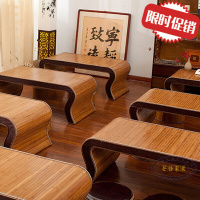 国学桌中式仿古书法桌椅竹编榻榻米茶几飘窗桌小矮桌子围棋桌炕桌客厅家具定制欧因