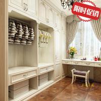 美式衣帽间 开放式北欧风整体衣柜定做 走入式衣帽间卧室家具定制 预约设计测量 组装欧因