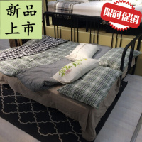 坐卧两用床框架铁艺沙发床单人/ 双人床定制定制欧因