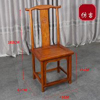 圈椅明清中式椅子新中式实木太师椅老榆木餐椅官帽椅仿古圈椅客厅围椅欧因