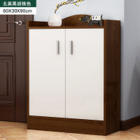 鞋柜简约现代厅柜省空间家用仿实木简易小鞋柜子口多功能鞋架欧因