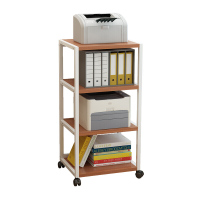 打印机架子办公桌面文件收纳架双层置物架复印机多层落地现代移动欧因