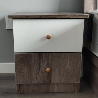 床头柜出租房家具出租房床头柜床成都 灰白欧因