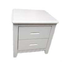 橡木床头柜 出租房家具 出租房床头柜 软床床头柜雅白色欧因