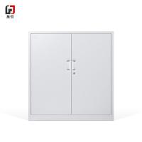 矮柜办公柜对开铁皮柜收纳柜资料储物柜档案抽屉柜带锁小柜子欧因