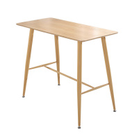 北欧吧台酒吧桌现代简约靠墙吧台桌家用咖啡桌长条桌奶茶店高脚桌欧因