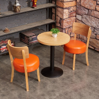 简约沙发卡座甜品奶茶店小吃店卡座桌椅双人沙发组合欧因