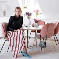 甲壳虫椅子现代简约北欧餐椅家用实木凳子靠背网红时尚创意休闲椅欧因