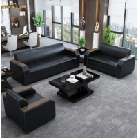 侨蓝登办公沙发LD-718三人沙发