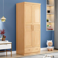 侨蓝登实木更衣柜LD-592两门衣柜