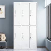 侨蓝登更衣柜储物柜HY-103六门更衣柜