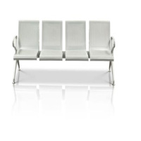 侨蓝登加厚四人位连排椅LD-202钢制连排椅