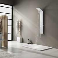 蚂蚁乐居贵族系列智能花洒花洒套装家用增压喷头大出水智能不锈钢淋浴屏花洒水龙头