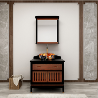 蚂蚁乐居贵族系列浴室柜北欧实木浴室柜组合轻奢卫浴柜子洗手盆柜洗脸台盆柜卫生间洗漱台MY-YSG-VG-1817