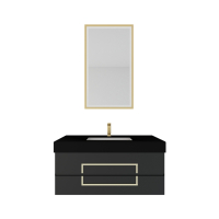 蚂蚁乐居贵族系列浴室柜现代简约卫浴室柜组合洗手台盆柜套装卫生间洗脸盆洗漱台洁具轻奢MY-YSG-VG-2017