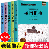 全5册 城南旧事正版 林海音 小学生版四五六年级 昆虫记法布尔 骆驼祥子老舍初中生必读原著阅读的课外书 海底两万里