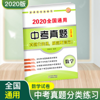 2020年全国通用中考真题分类汇编 数学专项突破练习题 初中初三总复习资料九年级中考辅导书全国中考数学试卷真题重点难点解