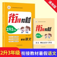 2020新版 2升3年级衔接教材语文 二年级暑假作业配套达标测试卷带答案 小学二年级下册暑假作业