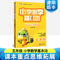 正版 学而思小学数学基本功5年级 数学思维扩展训练启蒙奥数练习题 小学五年级上下册通用计算题应用题口算心算速算 学而思数