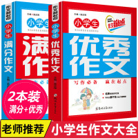 2019作文新起点 小学生满分作文+优秀作文 2本套装 小学生作文大全3-6年级三四五六年级作文辅导同步作文书小学语文写