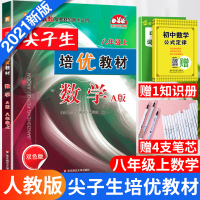 2020秋版尖子生培优教材八8上数学A版初中数学同步练习测试训练辅导书初二数学复习资料尖子生培优教材八年级上册数学双色版