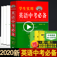 2020版学生实用英语中考必备第19版刘锐诚七八九年级初中英语语法字典词典总复习资料书中考英语词汇手册必背单词基础知识大