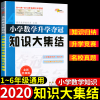 2020小学数学升学夺冠知识大集结全国68所名牌小学小升初毕业总复习资料数学知识竞赛教材题库小学数学复习辅导资料书 小升