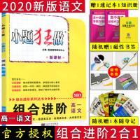 恩波教育 2020新版小题狂做 高一语文组合进阶 古代诗文+现代文 高一语文复习辅导资料书 高一语文基础知识 高中语文限