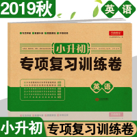 2020新版小升初专项复习训练卷英语小学真题演练专项突破小学生六年级小考升学毕业训练精选测试卷子模拟试卷真题卷押题卷正版