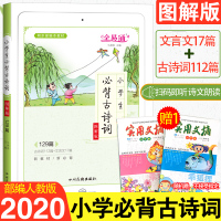 2020新版小学生必背古诗词112篇17篇文言文全套必备129篇古诗文小学生学校推荐书小学同步部编版教材必背古诗词诵读文