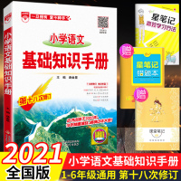 正版2021新版 薛金星基础知识手册小学语文 第18版十八次修订123456年级通用 小升初复习资料小学语文知识大全