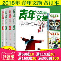 青年文摘2018套装(全四册)春/夏/秋/冬季卷第53/54/55/56卷读者意林文学校园励志美文杂志非2019订阅初高