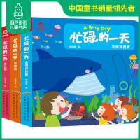 点妈推荐 忙碌的一天全3册 去商场海洋世界公园 2-3-6岁宝宝早教书撕不烂儿童书籍 益智翻翻书启蒙认知洞洞书 婴儿手指