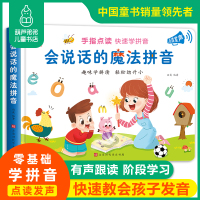 幼小衔接拼音学习教材全套 会说话的魔法拼音 早教点读发声有声书学前班升一年级拼读训练幼儿园儿童小学生学汉语声母韵母练习神
