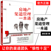 正版 房地产渠道管理一本通 房地产渠道拓客手法与技巧销售团队管理书籍 豪宅项目团队营销管理企业管理书籍书房地产 经管